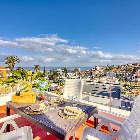 Spacious Penthouse With King-Size Bed, Huge Terrace, Ocean & Teide View 푸에르토 드 라 크루즈 외부 사진